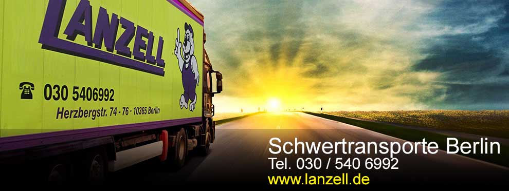 Schweransport, Maschinentransport Berlin